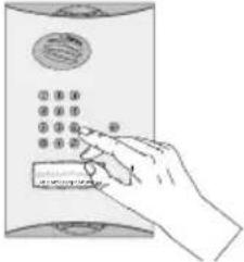DAITEM SC904AF - Depuis la platine de rue à clavier - 2