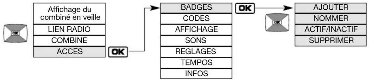 DAITEM SC904AF - Modification des options des badges - 1