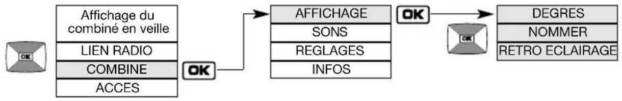 DAITEM SC900AF - Modification des options d'affichage - 1