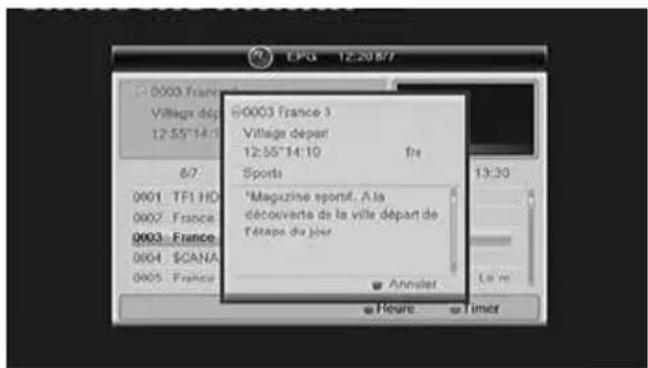 METRONIC Zapbox EHD2 441622 - FR 11 - Guide Electronique des Programmes (EPG) - 2