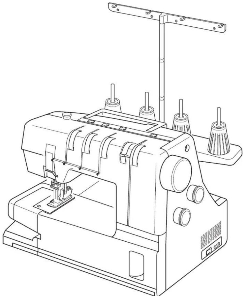 JANOME CoverPro 2000CPX - Instruction Book Manual de instrucciones Manuel d'instructions - 1