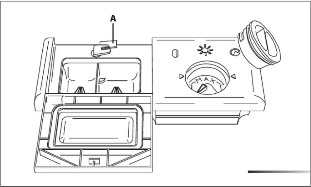Fulgor Milano F6DW24 FI1 - Chargement du produit de lavage - 2