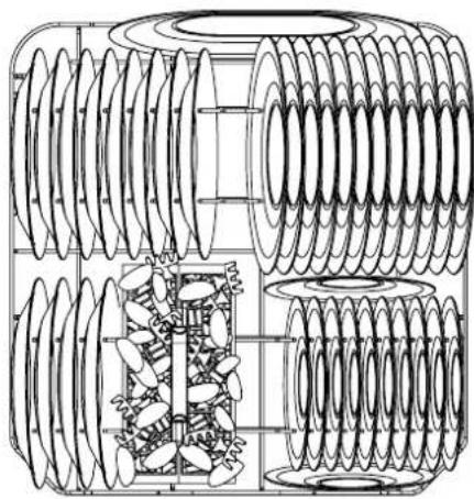 Fulgor Milano F6DW24 FI1 - Chargement du panier inférieur - 1