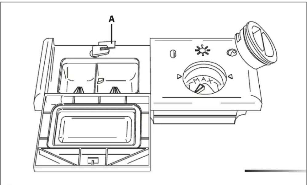 Fulgor Milano F6DW24 SS1 - Chargement du produit de lavage - 2