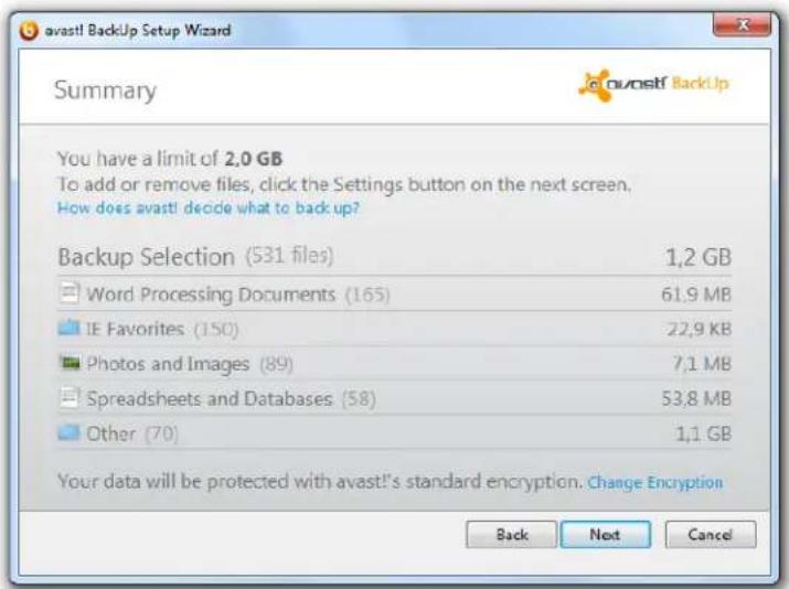AVAST BackUp - How to install avast! BackUp - 4