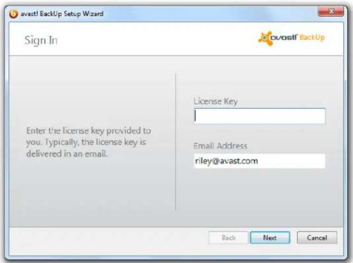 AVAST BackUp - How to install avast! BackUp - 3