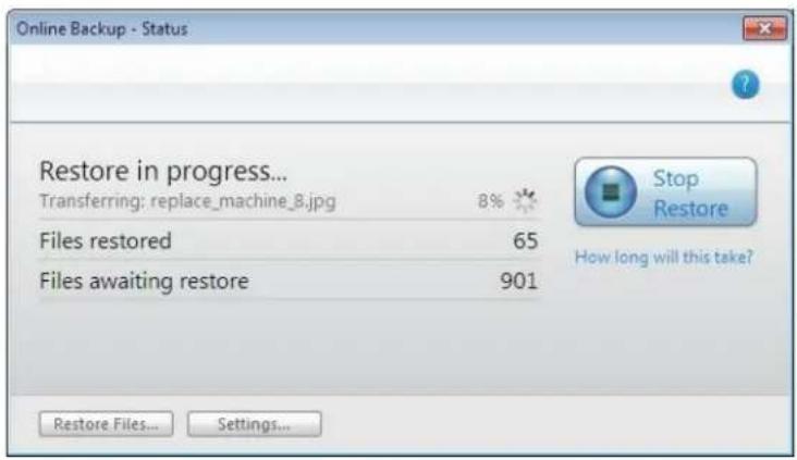 AVAST BackUp - Restore tab - 2
