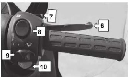 Adiva AD3 300 - COMANDI MANUBRIO LATO SINISTRO - 1