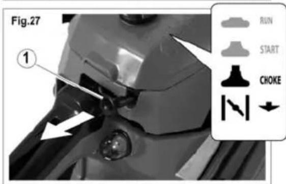 Greatland GL TRC 38 CS - Remplissage du réserveau d'huile de chaîne - 3