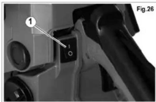 Greatland GL TRC 38 CS - Remplissage du réserveau d'huile de chaîne - 2