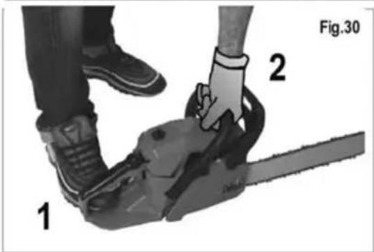 Greatland GL TRC 38 CS - Remplissage du réserveau d'huile de chaîne - 10