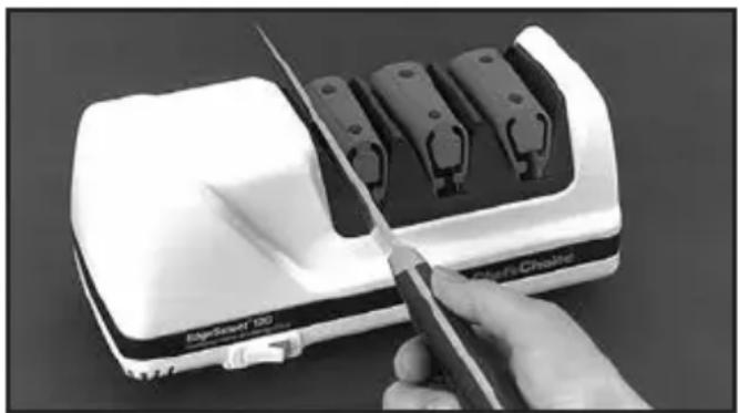Chef's Choice EdgeSelect 120 - PROCEDIMIENTO PARA AFILAR LAS HOJAS RECTAS - 1
