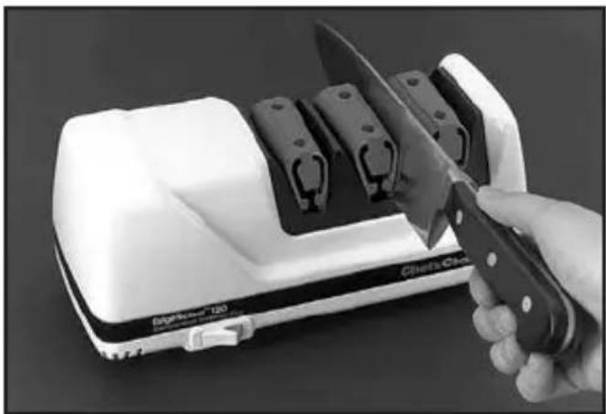 Chef's Choice EdgeSelect 120 - PROCEDIMIENTO PARA AFILAR LAS HOJAS RECTAS - 3