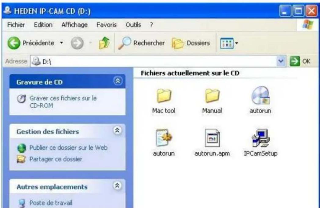 Heden CAMHED04IPWN - - INSTALLATION DU LOGICIEL - 1