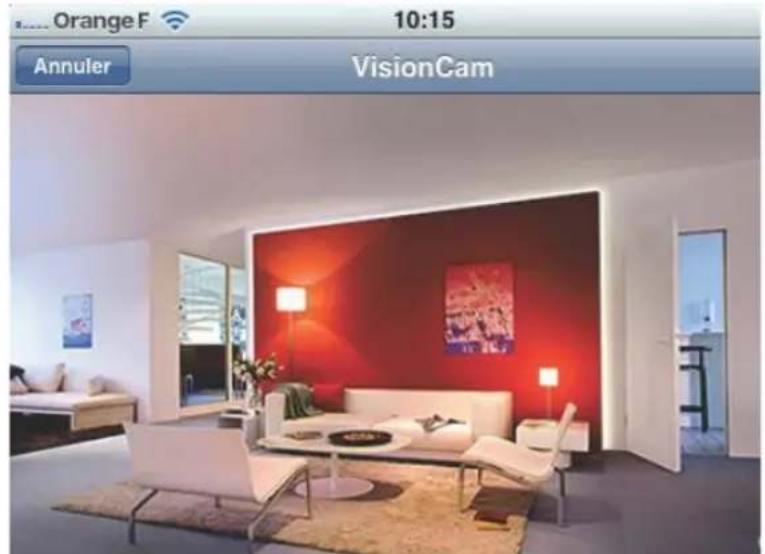 Heden CAMHED04IPWN - 8-6-2 - Visualisation avec l'application «VisionCam » sur Applestore - 10