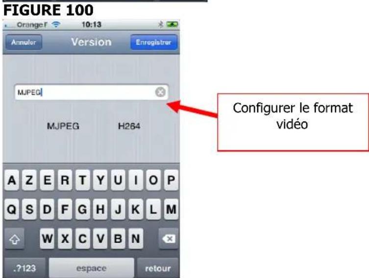 Heden CAMHED04IPWN - 8-6-2 - Visualisation avec l'application «VisionCam » sur Applestore - 6