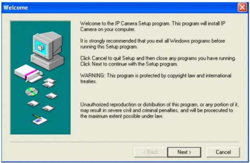 Heden CAMHED04IPWB - - INSTALLATION DU LOGICIEL - 3