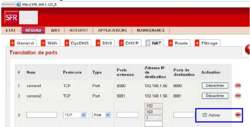 Heden CAMHED04IPWB - Configuration de la Neufbox - 4