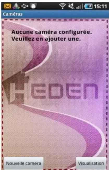 Heden CAMHED04IPWB - 8-6-1 - Visualisation avec l'application «VisionCam» pour Android - 4