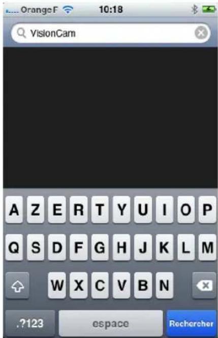 Heden CAMHED04IPB - 8-6-2 - Visualisation avec l'application «VisionCam » sur Applestore - 2