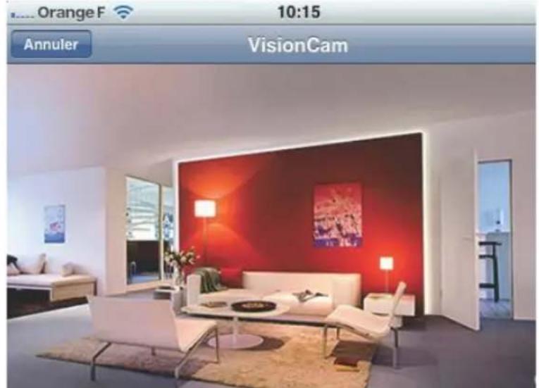 Heden CAMHED04IPB - 8-6-2 - Visualisation avec l'application «VisionCam » sur Applestore - 10