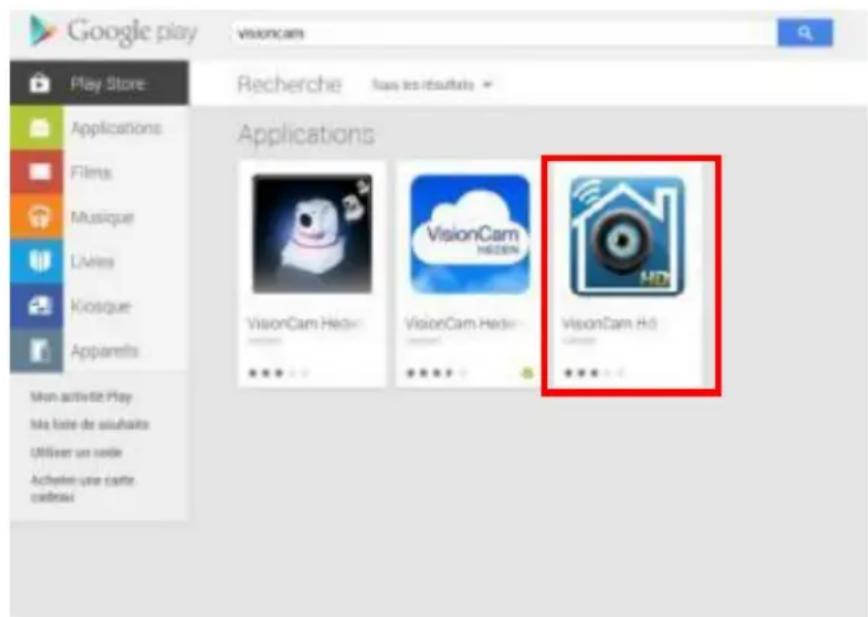 Heden CAMHD08MD0 - Étapes de connexions de votreamera à l'application : - 1