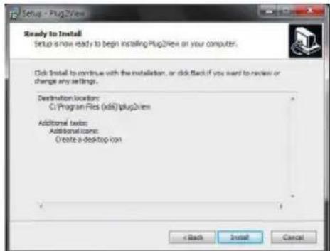 AVIDSEN Öga Motoriz WR 123215 - Installation du logiciel MyP2PCam - 4