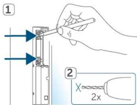 Homematic IP HMIPSWDO - Montaggio con viti - 2