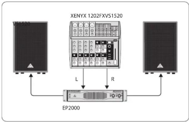 BEHRINGER VS1220F - Utilisation large-bande en sté reproduction - 1