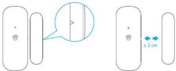 smanos DS2300 - Connexion du contact de portefenetre - 1