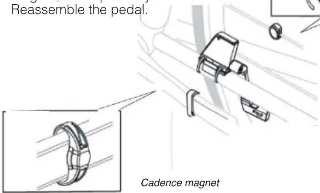 SBS Smart Bike Monitor - Mount the magnet - 2