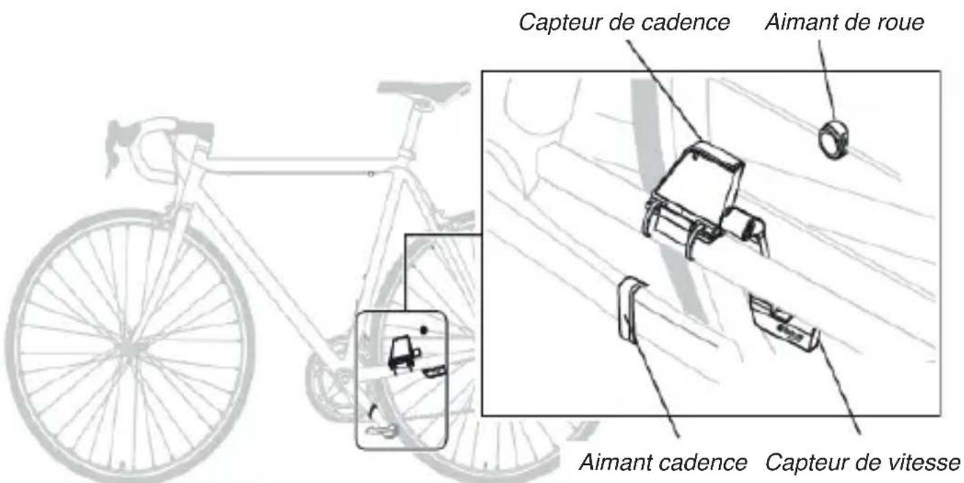 SBS Smart Bike Monitor - Comment monter le capteur de vitesse et l'aimant - 1