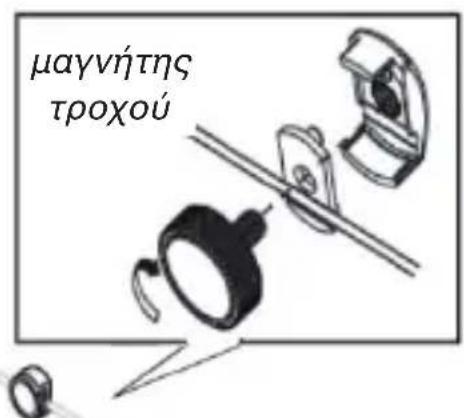 SBS Smart Bike Monitor - Τοποθετήστε το μαγνήτη - 1