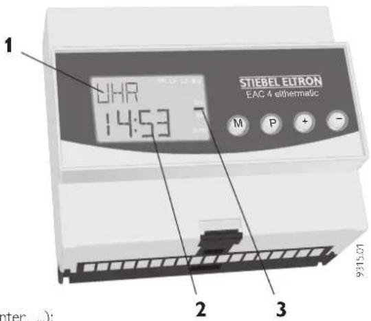 STIEBEL ELTRON EAC4 - LCD-Display: - 1