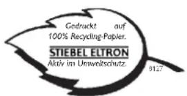 STIEBEL ELTRON EAC4 - Telefon 0 180 3 - 70 20 30 - 1