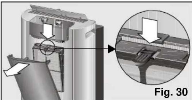 BOSCH PAM18100 - Cleaning and changing the purifying filters - 3