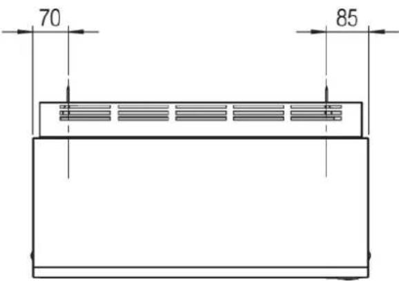AEG WSP 600 HF - Heater Dimensions - 3