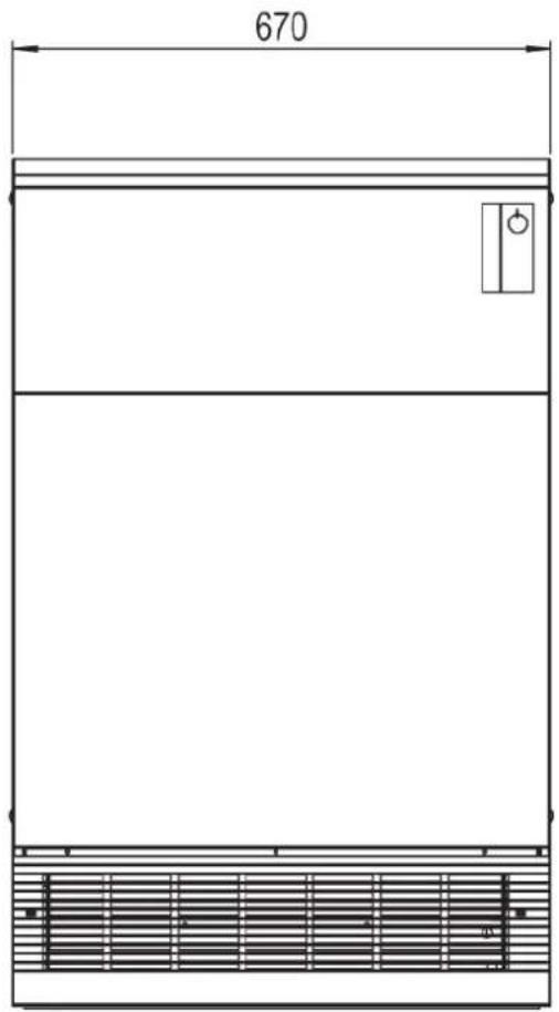 AEG WSP 600 HF - Geräteabmessungen - 1