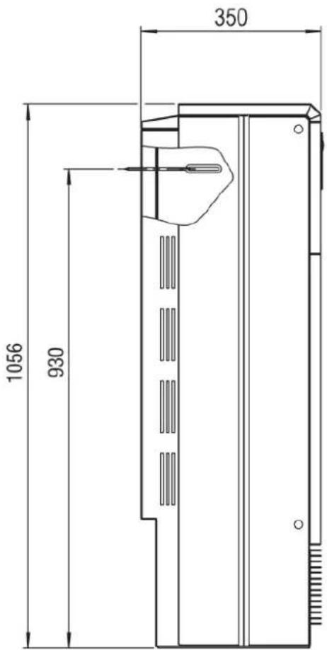 AEG WSP 600 HF - Geräteabmessungen - 2