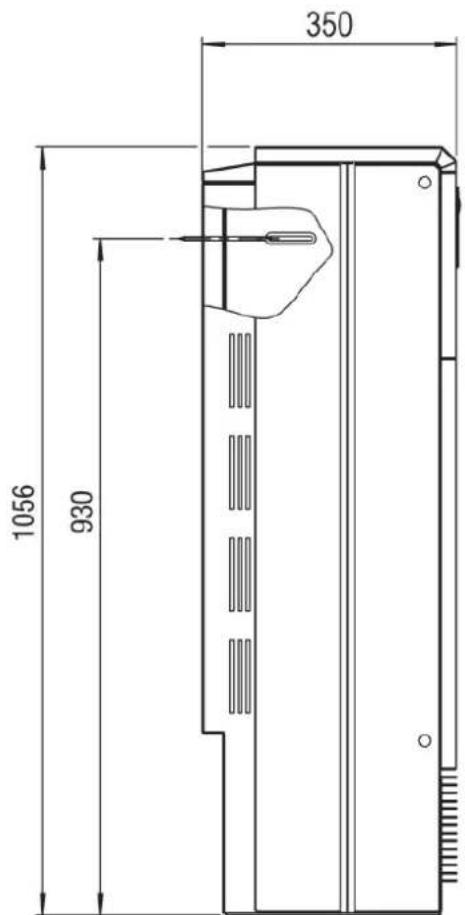 AEG WSP 600 HF - Afmetingen apparatus - 2