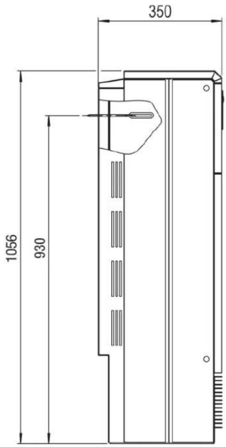 AEG WSP 600 HF - Dimensions de l'appareil - 2