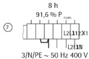 AEG WSP 5010 N - Adapter la puissance en fonction de la durée nominale de charge - 3