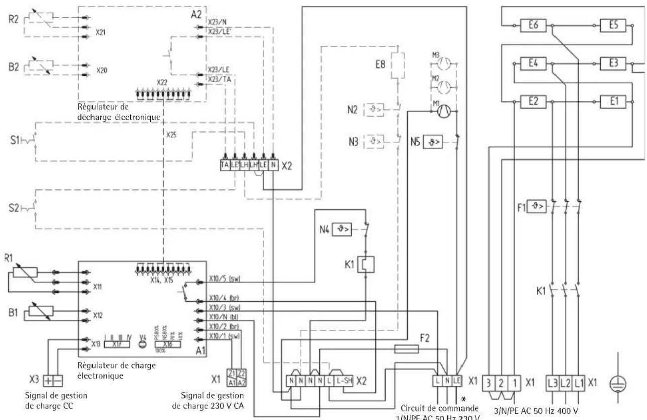 AEG WSP 5010 N - Scheme electrique WSP 3510 - 5010 N - 1