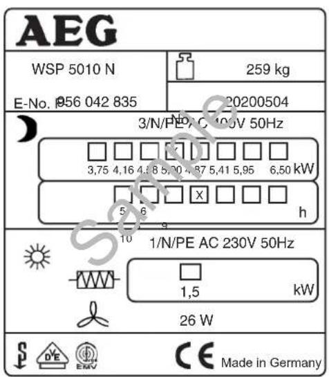 AEG WSP 5010 N - Transfer - 1