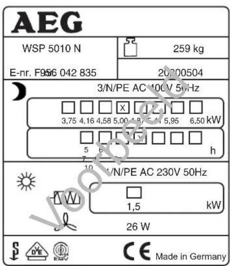 AEG WSP 5010 N - Aflevering - 1