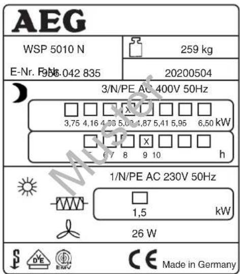 AEG WSP 5010 N - Übergabe - 1