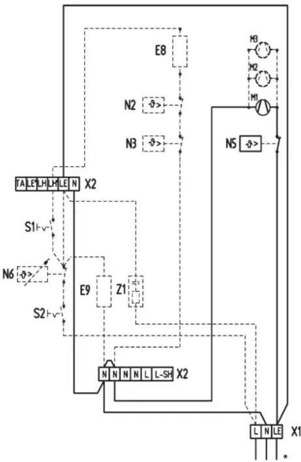 AEG WSP 4010 - Schakelschema WSP 2010 - 7010 - 2