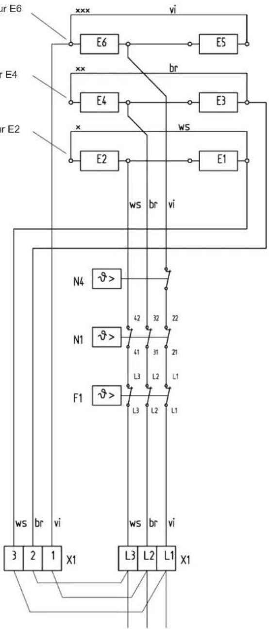 AEG WSP 4010 - Scheme electrolyque du 3/PE AC 50 Hz 230 V - 1