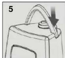 ALPINA SF5061 - Opfylnding af vandbeholderen - 5