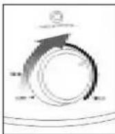 ALPINA SF5061 - Gebruik van de regelknop: - 1